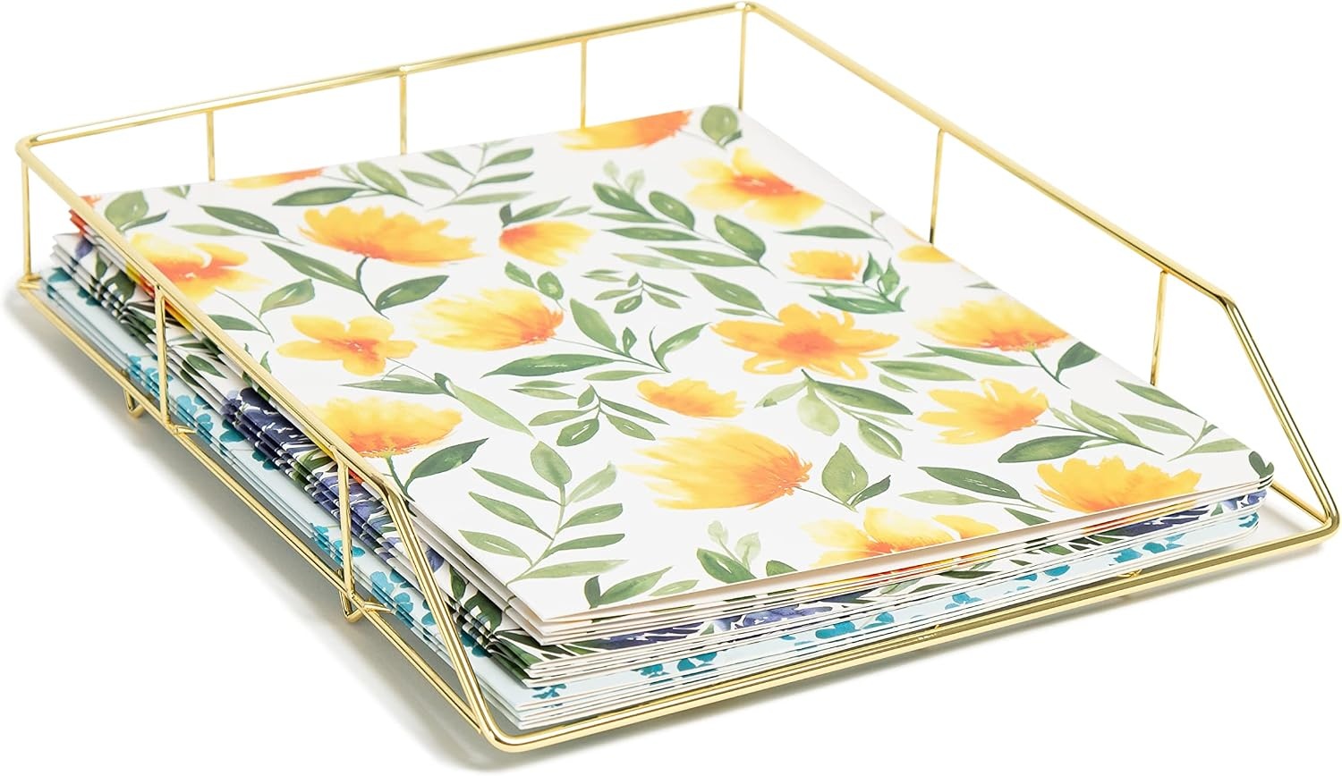 image:imageU Brands Fashion File Folders 9 Count 13Cut Tabs in Assorted Positions Letter Size Office Supplies Handmade Florals