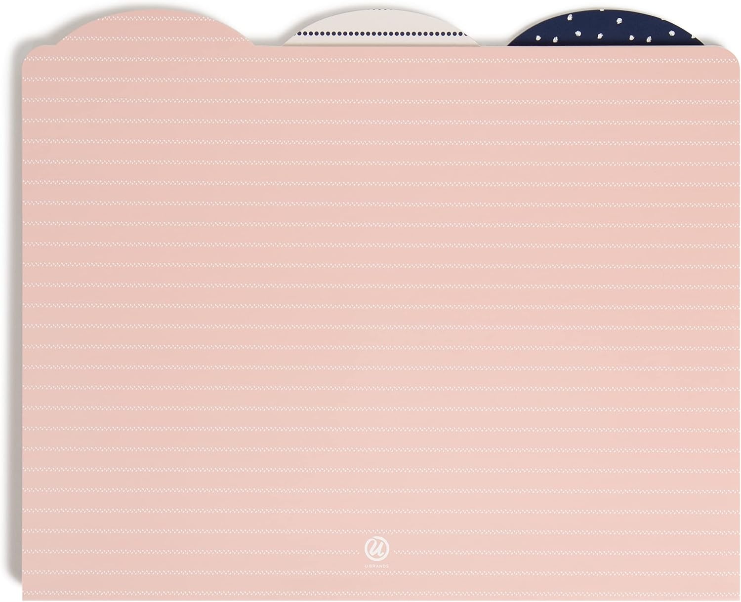 image:imageU Brands Fashion File Folders 9 Count 13Cut Tabs in Assorted Positions Letter Size Office Supplies MoroccanCasual Chic