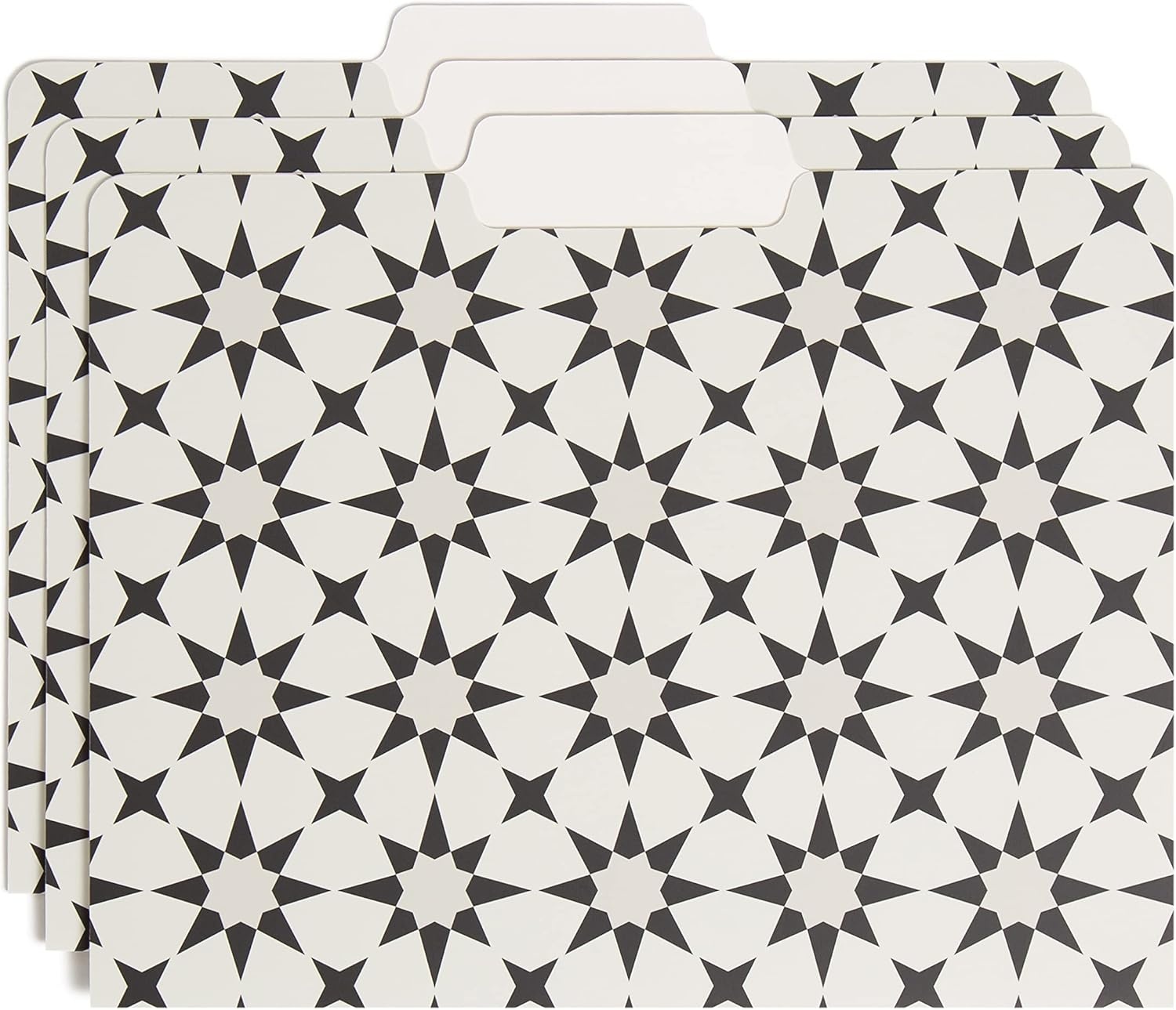 image:imageU Brands Fashion File Folders 9 Count 13Cut Tabs in Assorted Positions Letter Size Office Supplies MoroccanMoroccan