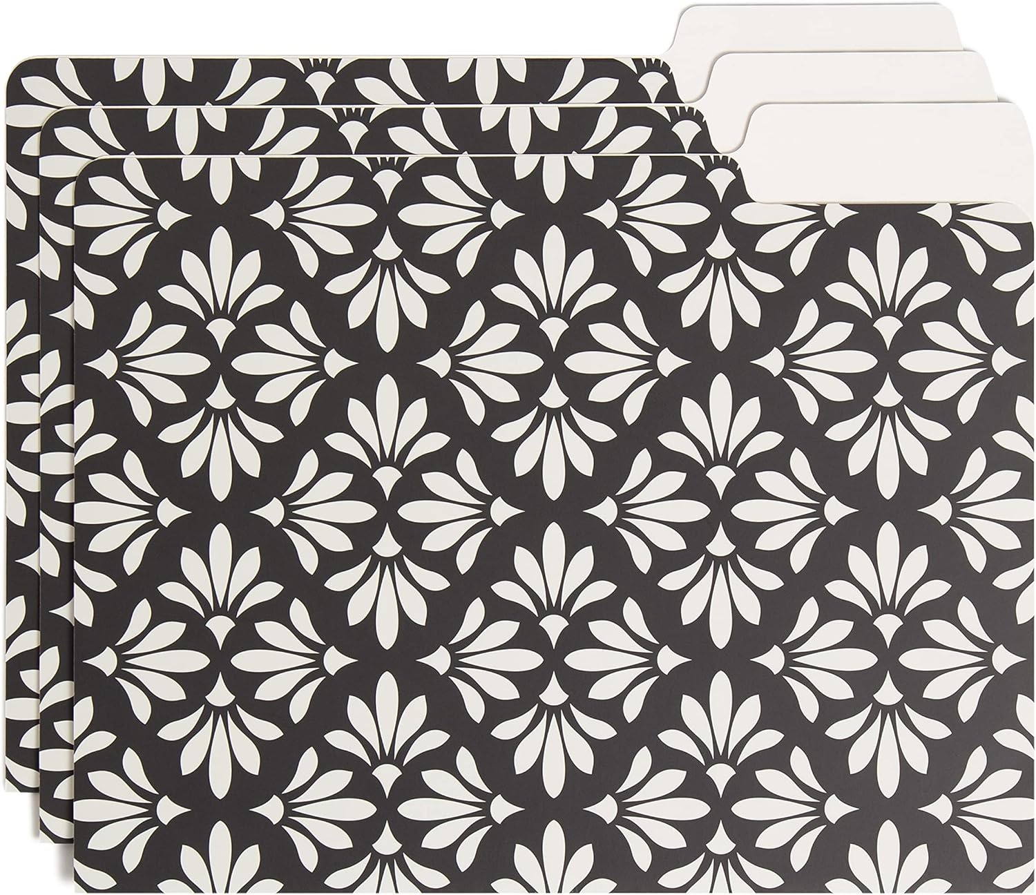 image:imageU Brands Fashion File Folders 9 Count 13Cut Tabs in Assorted Positions Letter Size Office Supplies MoroccanMoroccan