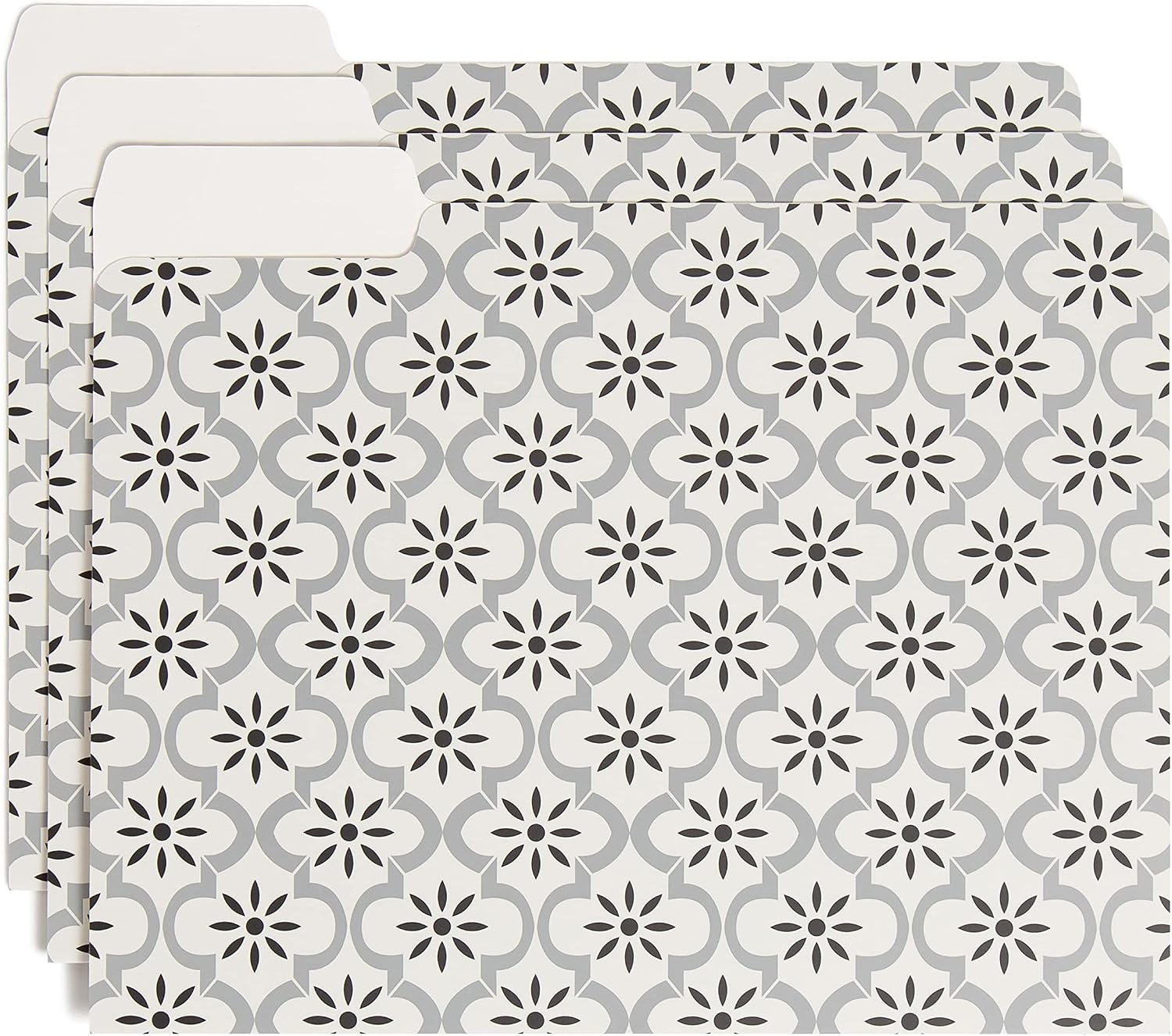 image:imageU Brands Fashion File Folders 9 Count 13Cut Tabs in Assorted Positions Letter Size Office Supplies MoroccanMoroccan