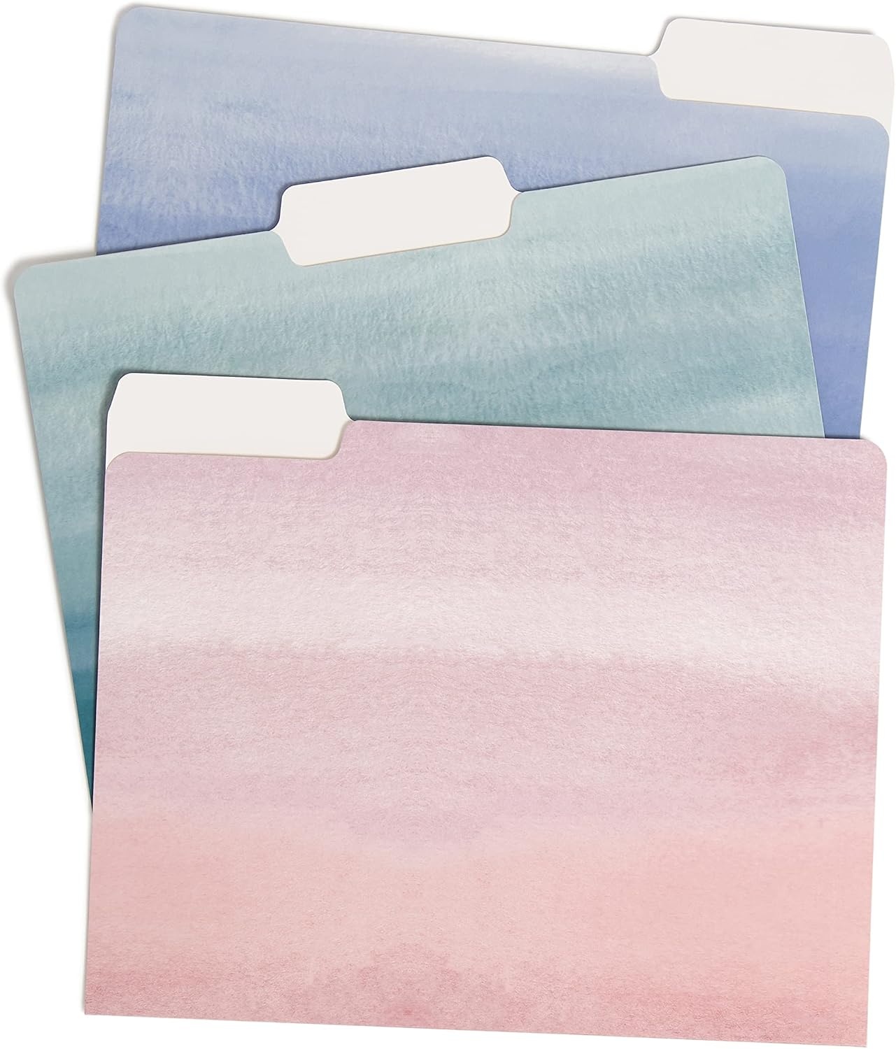 image:imageU Brands Fashion File Folders 9 Count 13Cut Tabs in Assorted Positions Letter Size Office Supplies MoroccanTie Dye