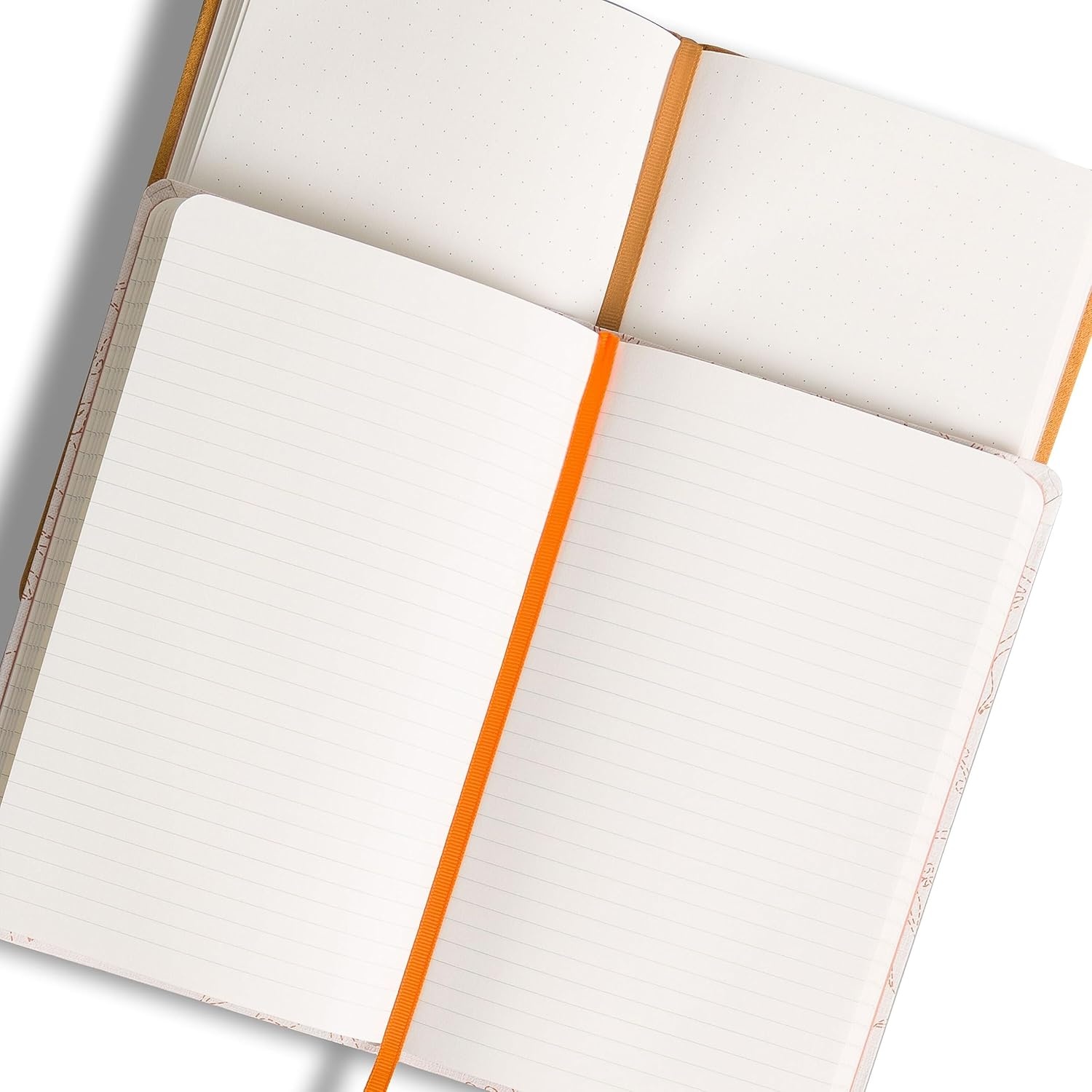 image:imageU Brands Fresh Foliage Textured and Mustard Nubuck Journal 825 by 5 Inches Office Supplies 2 Count