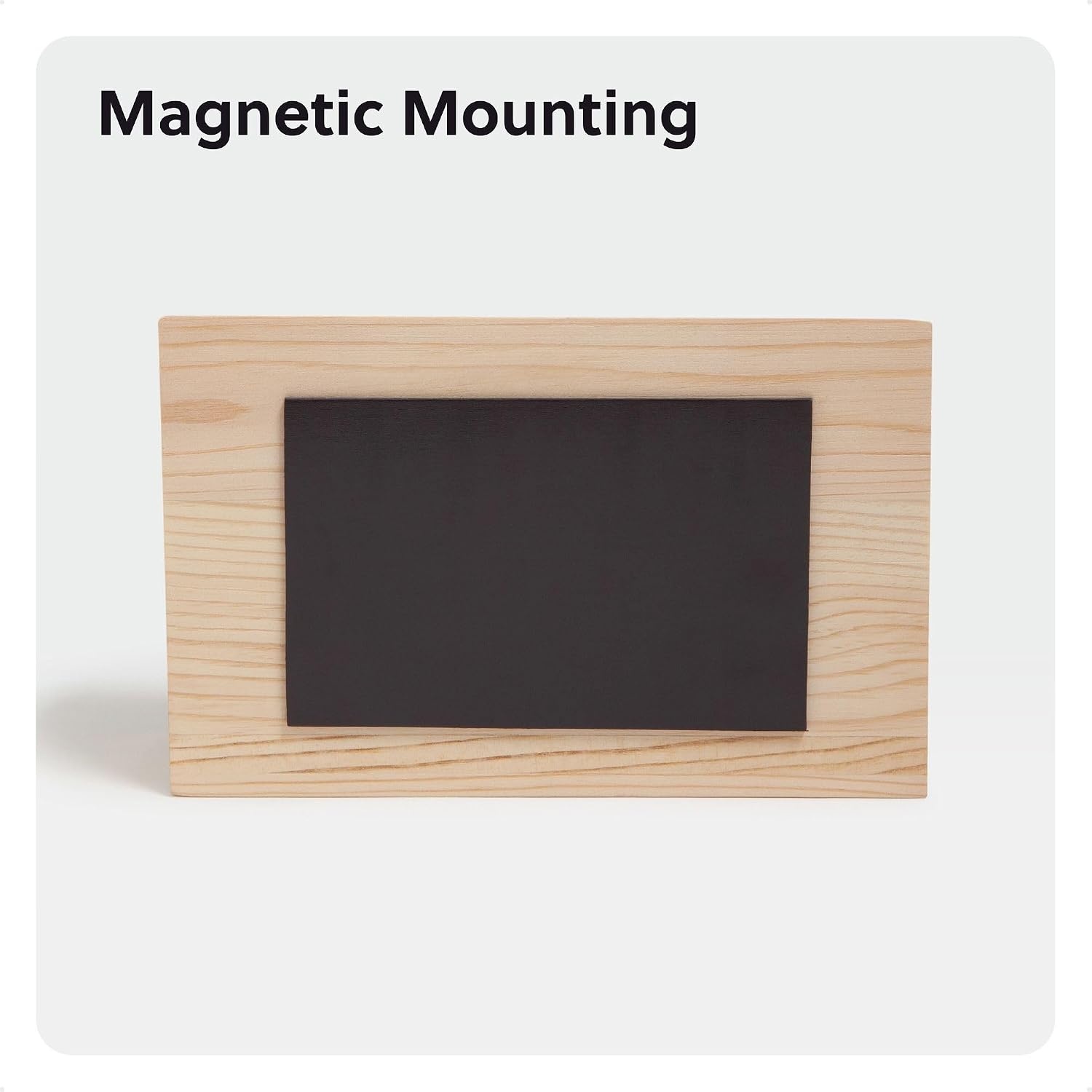 image:imageU Brands Large Magnetic Pen and Dry Erase Marker Holder Whiteboard Marker Holder Magnetic Organizer for School Lockers 75 x 255 x 5 Pine Wood Magnetic Locker Organizer