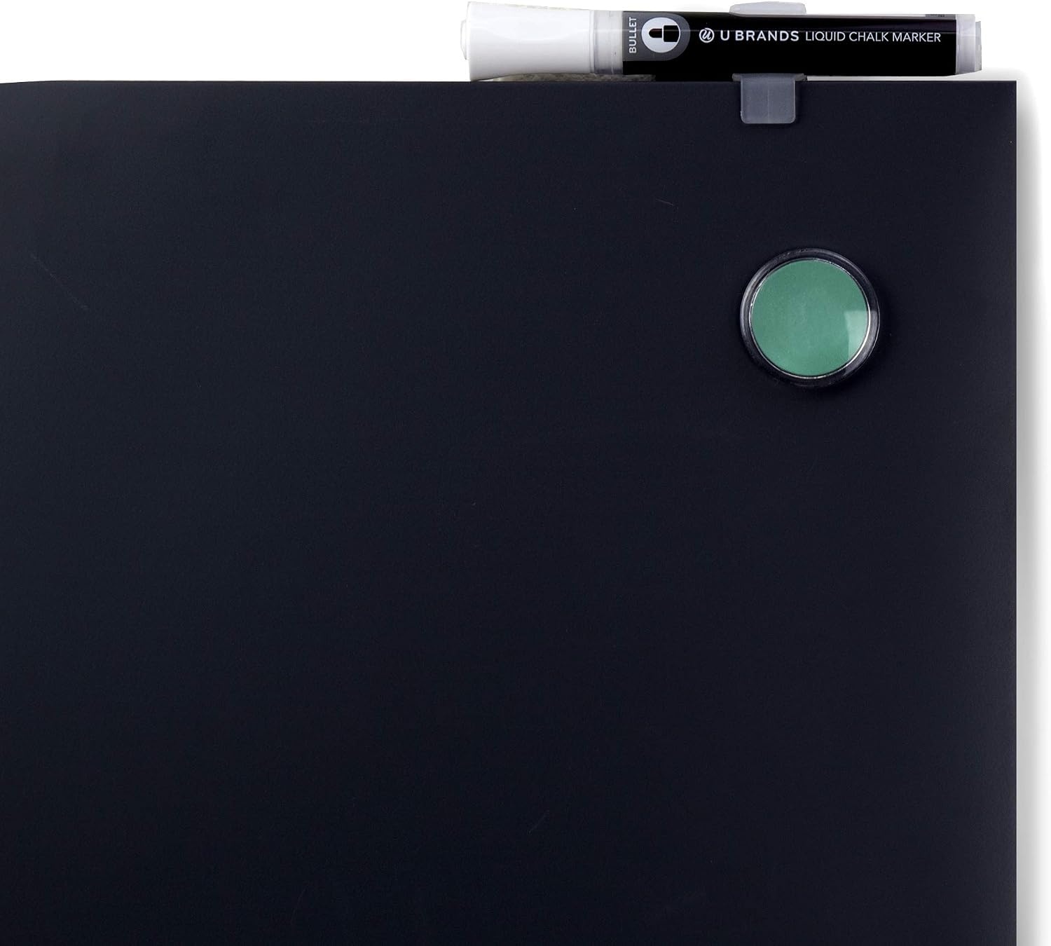 image:imageU Brands Magnetic Chalkboard 11 x 155 Frameless Premium Matte Surface Includes Marker and Magnet