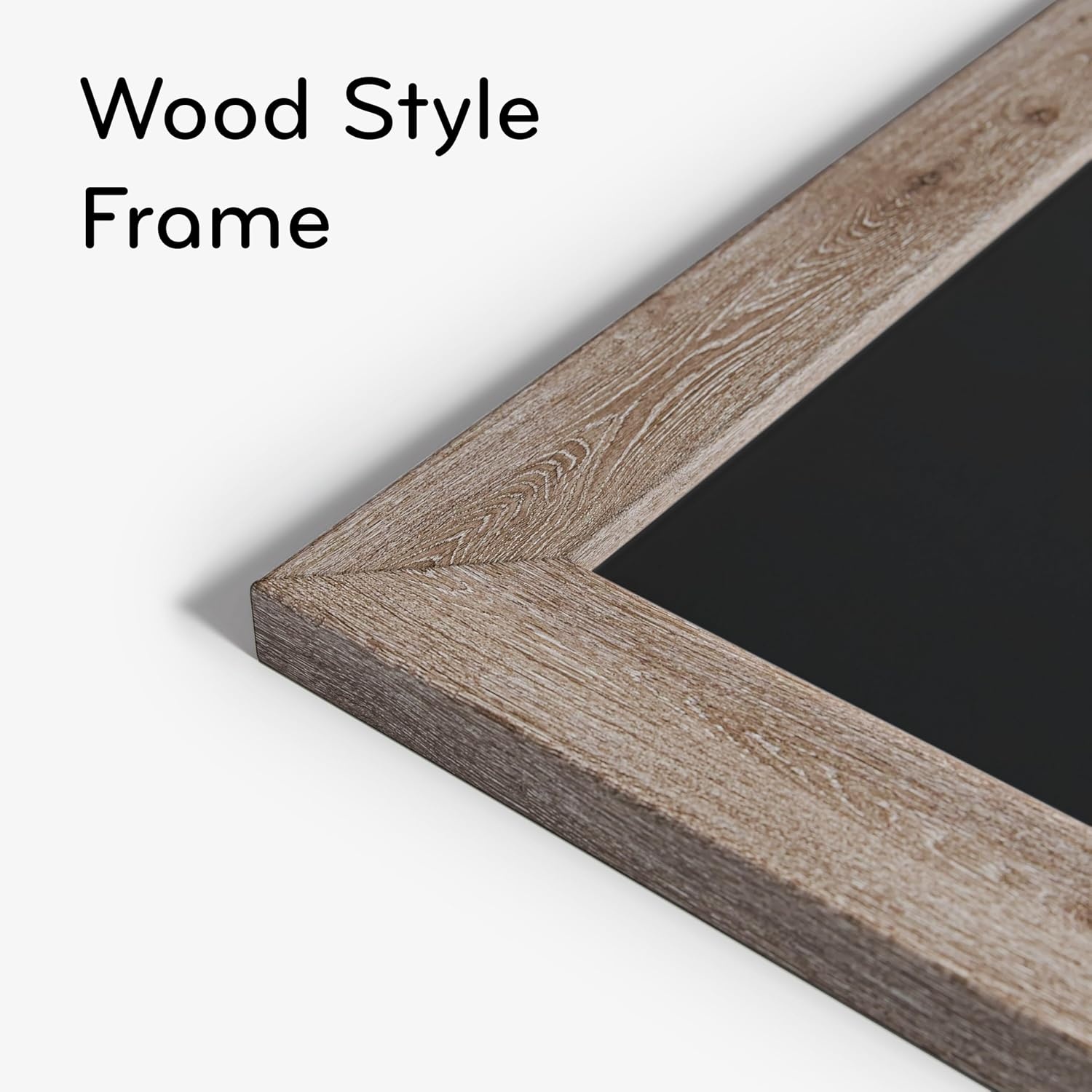 image:imageU Brands Magnetic Chalkboard 24 x 36 Rustic Wood Frame Premium Matte Surface23W x 35H
