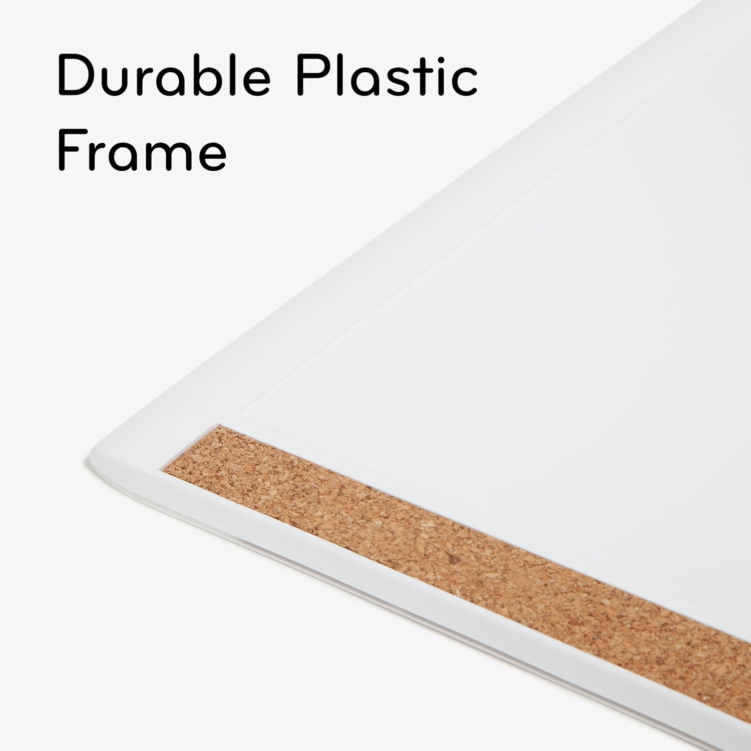 image:imageU Brands Magnetic Dry Erase Board White Board 16 x 20 White PinIt Frame Includes Marker and MagnetWhite