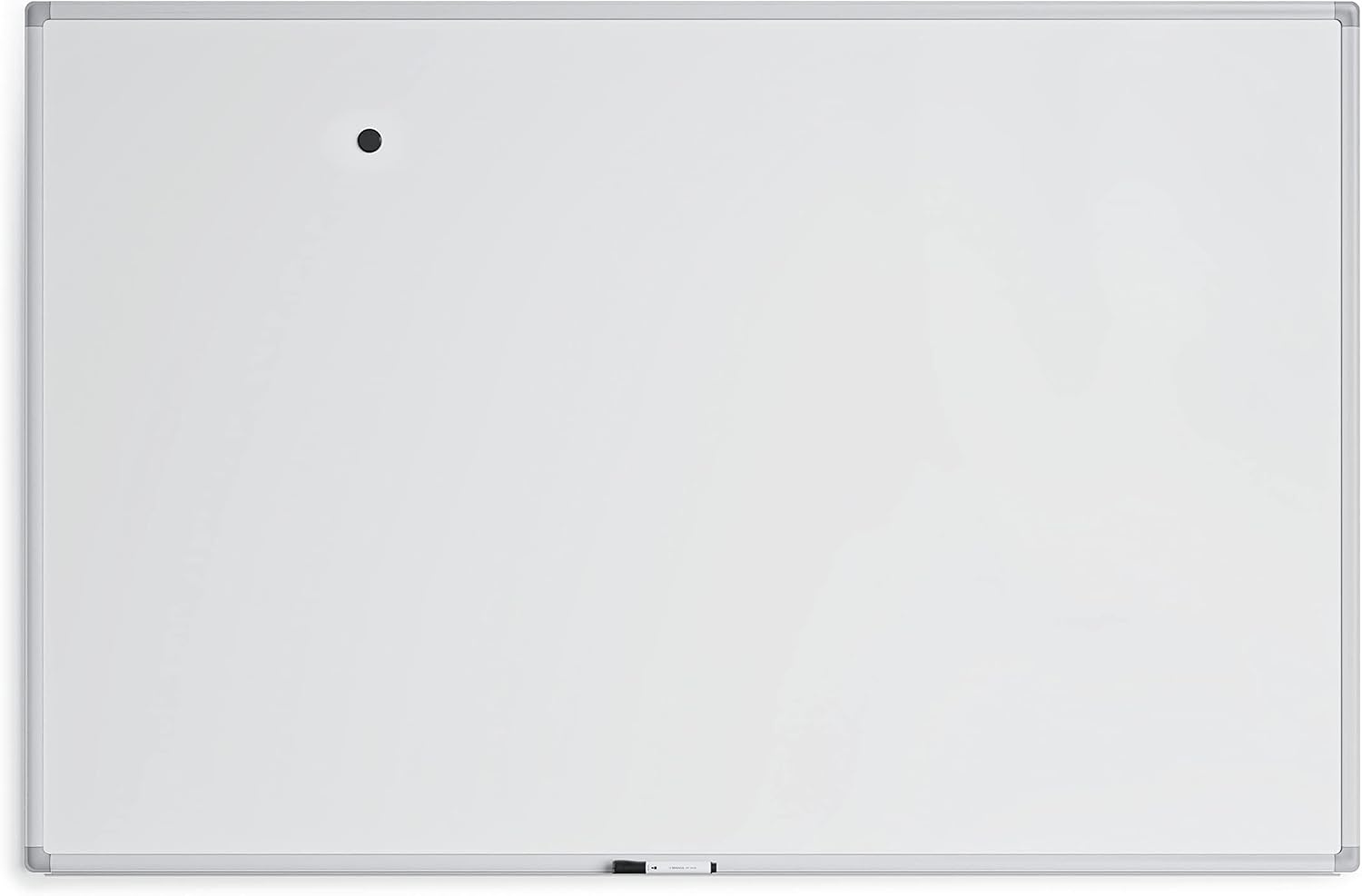 image:imageU Brands Magnetic Dry Erase Board White Board White Aluminum Frame 48 x 7247 x 72