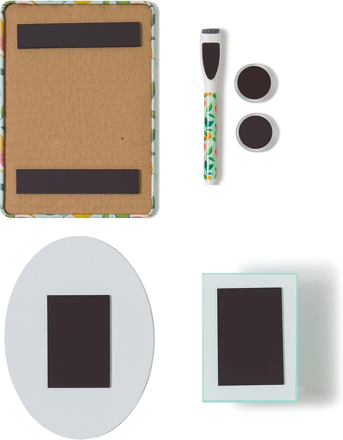 image:imageU Brands Magnetic Locker Accessories and Decorating Kit Back to School Essentials Mirror Markerboard Gold Magnetic Cup Marble Magnets and Dry Erase MarkerCitrus Orange