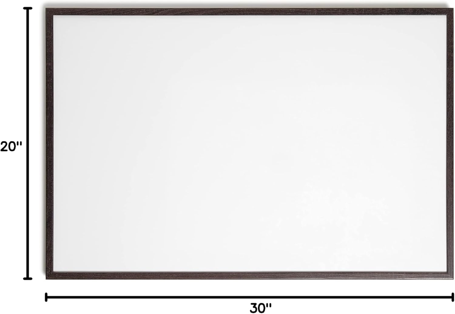 image:imageU Brands Magnetic Whiteboard 24 x 36 Black Wood Frame Dry Erase Board Wall Mounted White Board for Office Classroom Home Planning amp Organization30W x 20H
