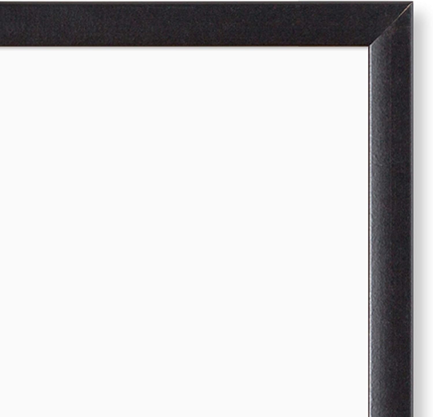 image:imageU Brands Magnetic Whiteboard 24 x 36 Black Wood Frame Dry Erase Board Wall Mounted White Board for Office Classroom Home Planning amp Organization35W x 35H