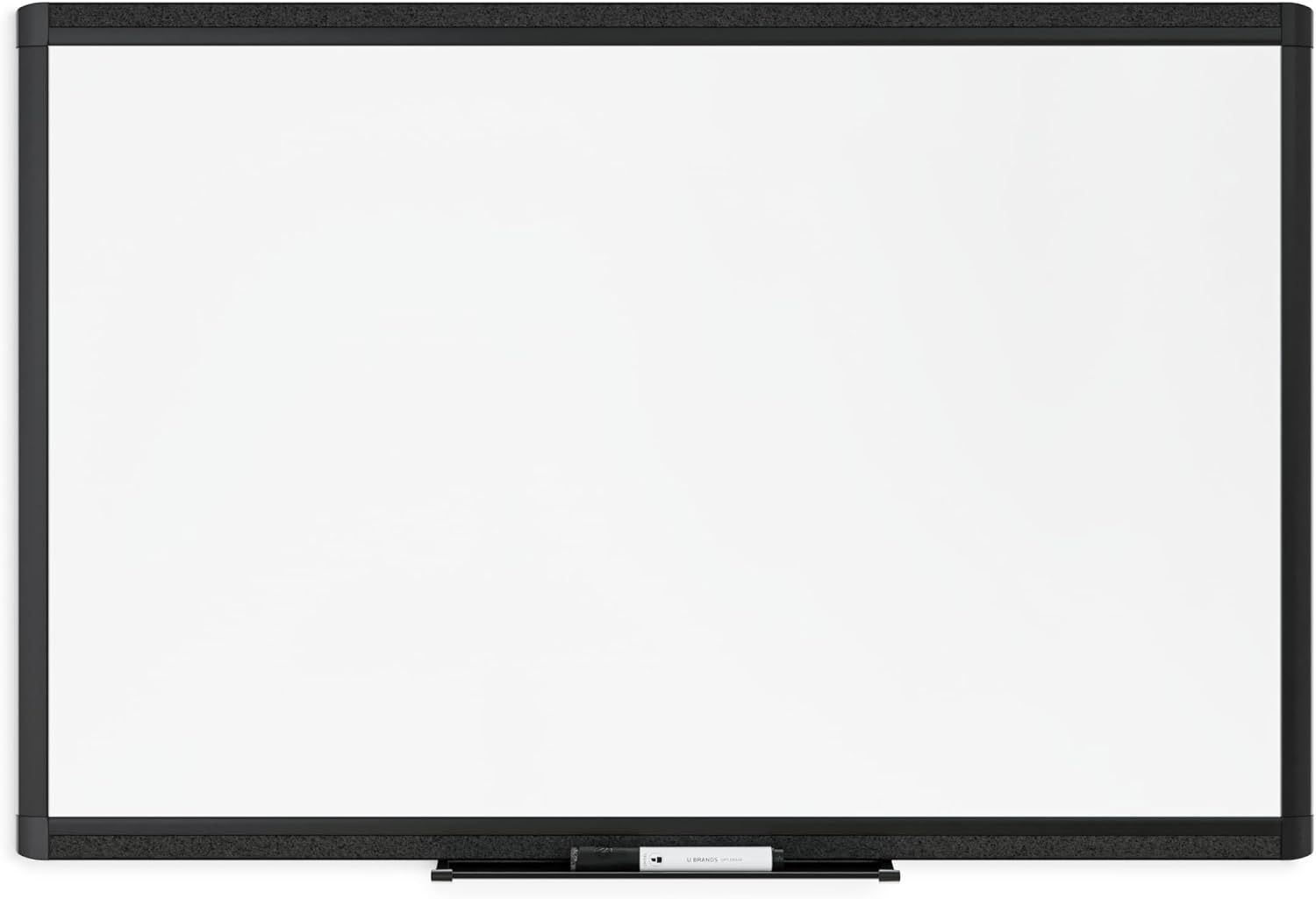 image:imageU Brands Magnetic Whiteboard 24 x 36 Black Wood Frame Dry Erase Board Wall Mounted White Board for Office Classroom Home Planning amp Organization36W x 24H