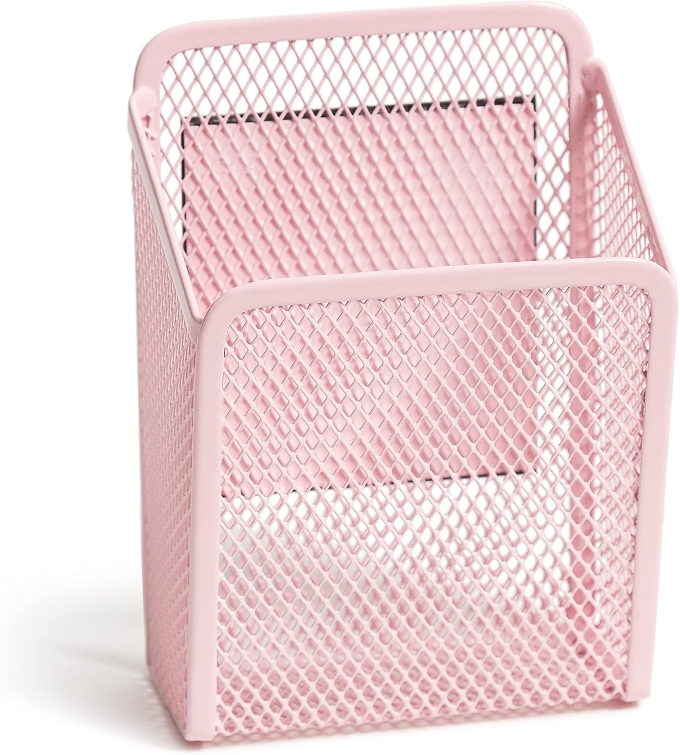 image:imageU Brands Metal 3Piece Locker Organization Kit Includes Folding Locker Shelf Magnetic Cup and Bin Back to School BlushBlush