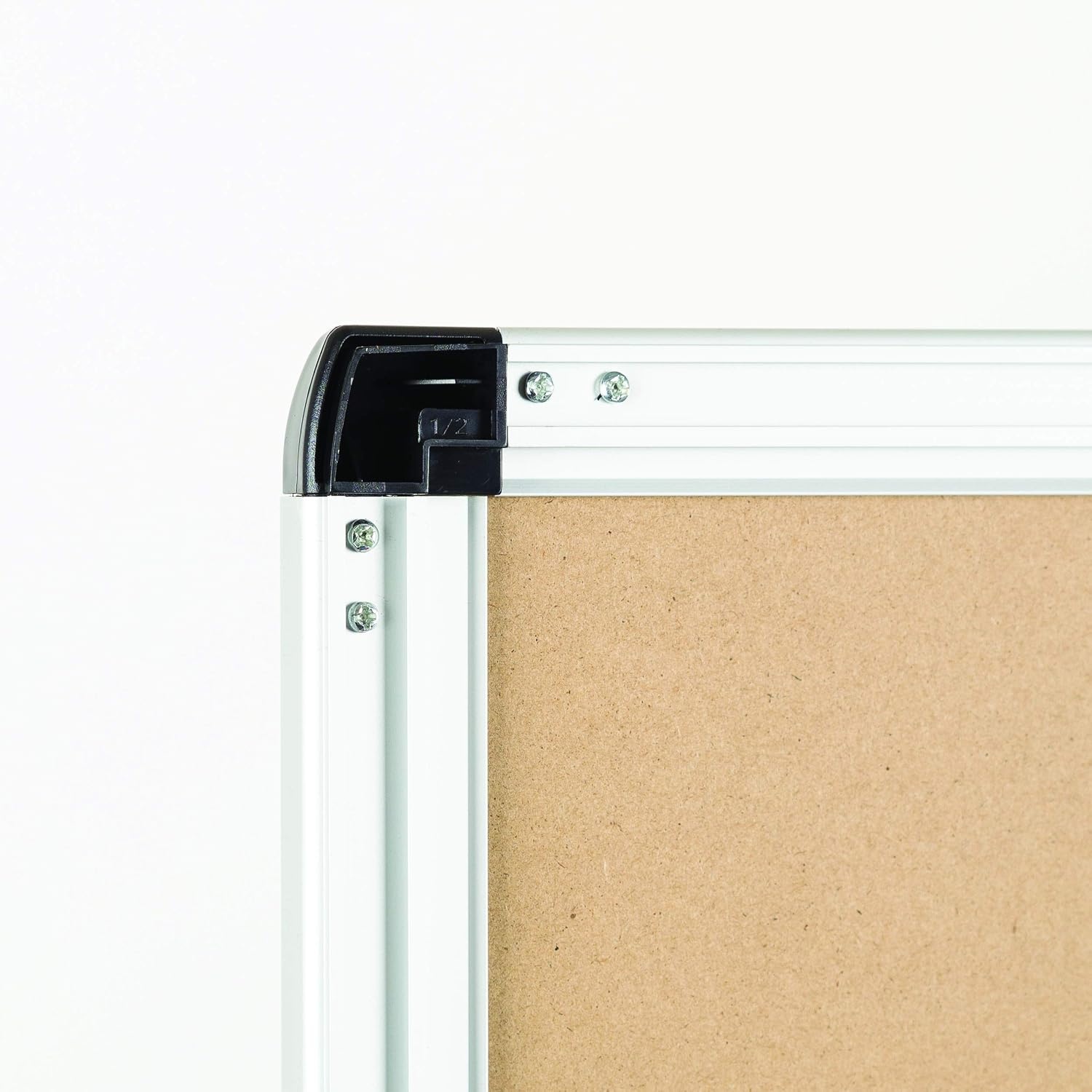 image:imageU Brands PINIT Magnetic Dry Erase Monthly Calendar White Board with Cork Pin Strips Across The Top and Bottom 36 x 24 Inches Silver Aluminum Frame47W x 35H