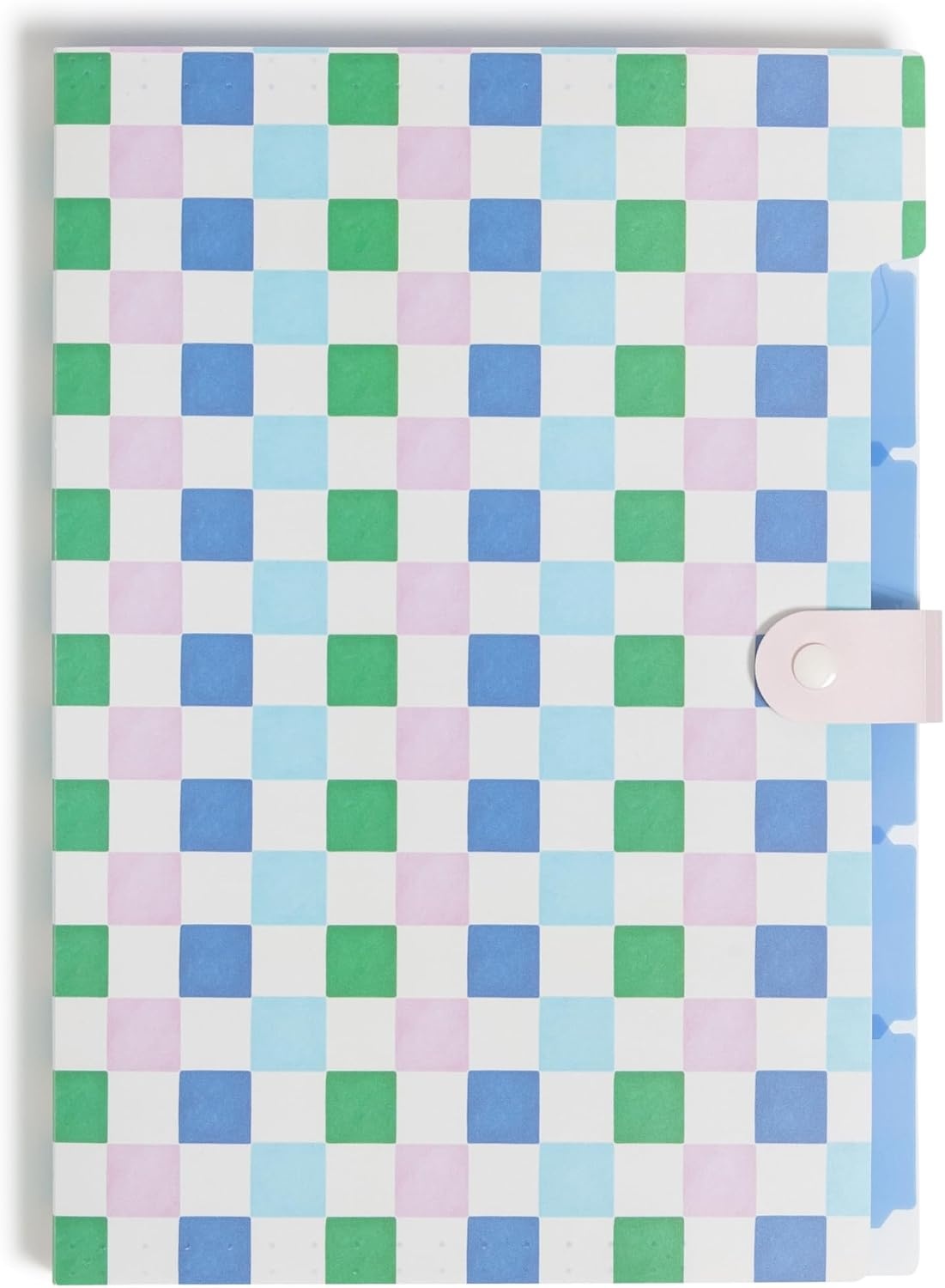 image:imageU Brands Poly 6 Pocket Expandable Folder with Tabs Lucent Dreams Pastel 1 Count 15cut tabs and 14 Blank Adhesive LabelsPastel Multicolor