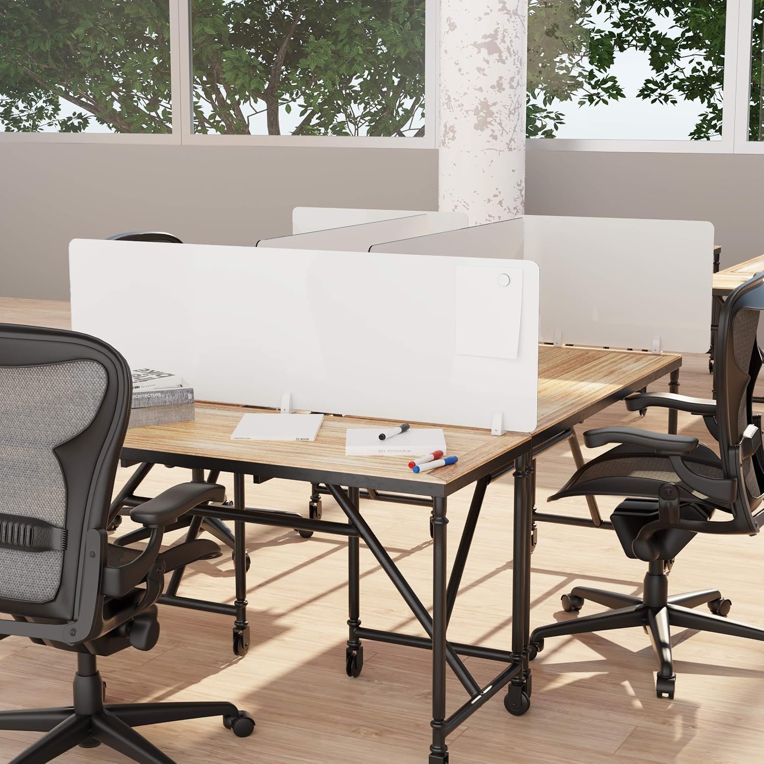 image:imageU Brands Single PanelClear Glass 55 X 24 Inches 6MM Thickness24W x 27H