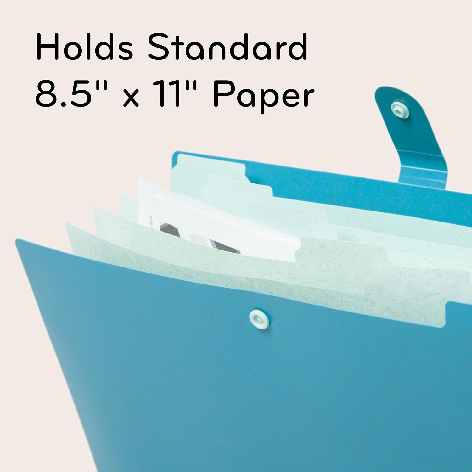 image:imageU Brands UEco 6 Pocket Poly Expandable Folder Set of 3 Assorted Brights Snap Button Closure Letter Size 6592U0112