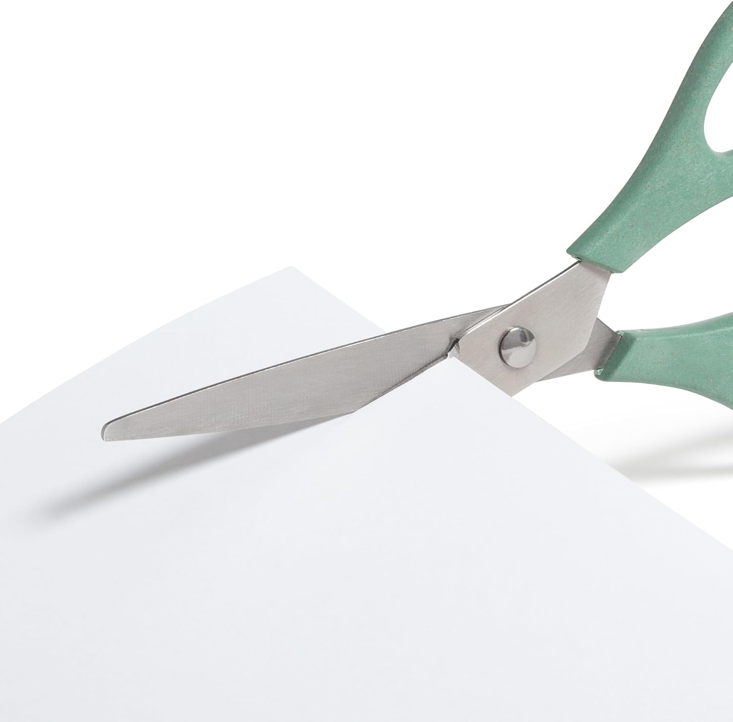 image:imageU Brands UEco 8 Scissors for Office Assorted Brights Patented Concave Blade Technology Craft Scissor Set Pack of Scissors for Gift Wrapping and Crafting Set of 3 6607U0124