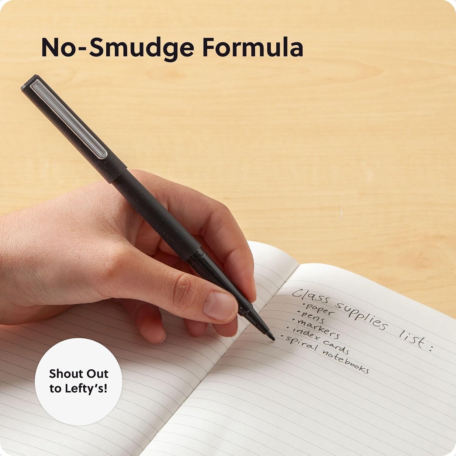 image:imageU Brands UEco Felt Tip Fluid Pens 12 Count Bold Primary Colors 07mm Medium Tip PlantBased Barrel 35 Less Plastic Quick Dry Ink