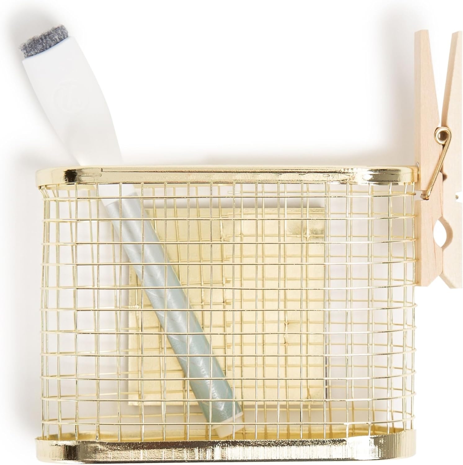 image:imageU Brands Urban Garden Locker Accessory Kit with Magnets Mirror Whiteboard Marker Organizer ShelfBlue