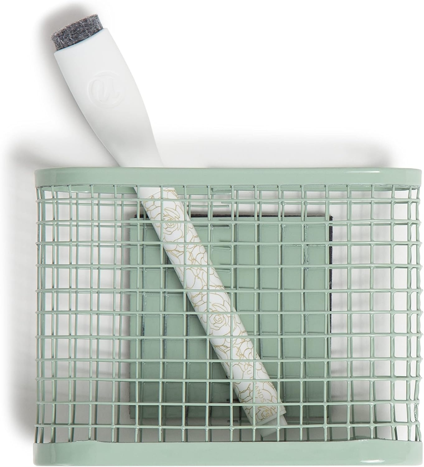 image:imageU Brands Urban Garden Locker Accessory Kit with Magnets Mirror Whiteboard Marker Organizer ShelfGreen