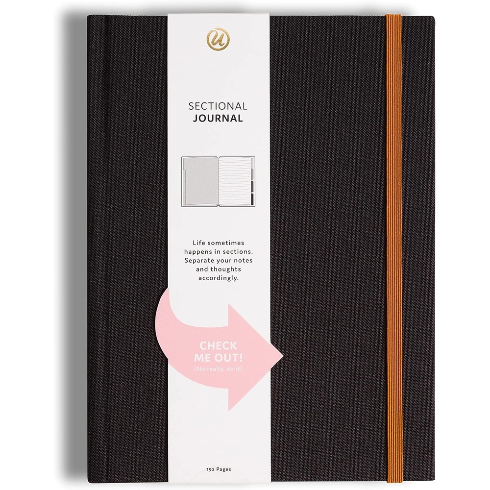 image:imageU Brands Abstract Terracotta Hardcover Sectional Journal Hardbound 8 x 6 Inches Office Supplies 192 Pages 1 Count