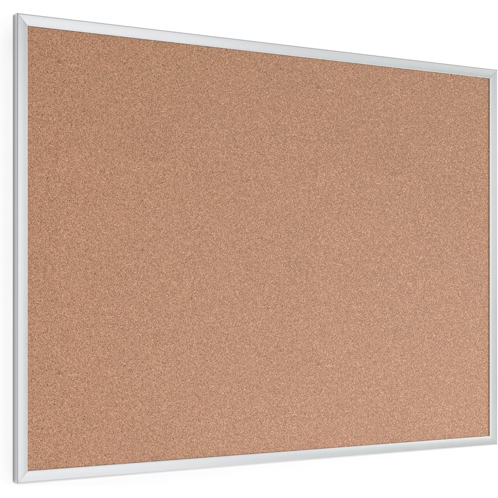 image:imageU Brands Cork Bulletin Board 36 x 48 Inches Silver Aluminum Frame 022U000136 x 48