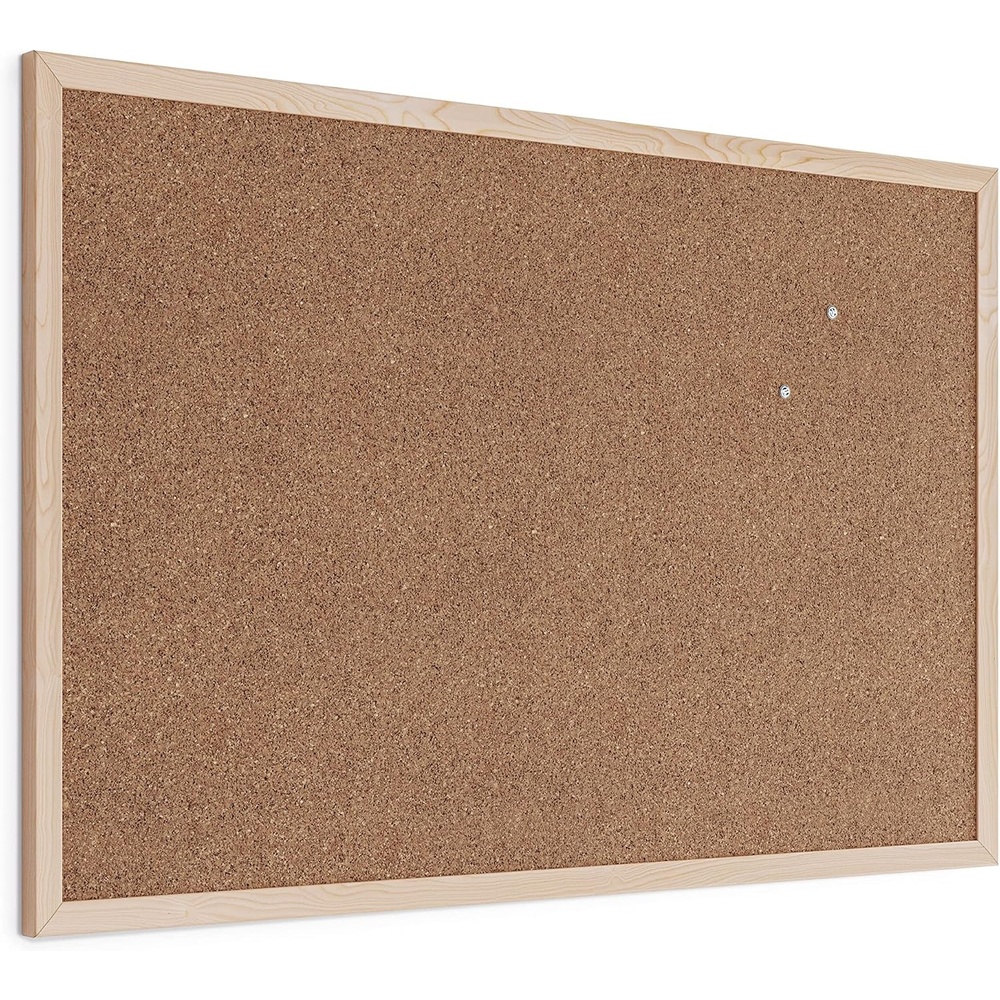 image:imageU Brands Cork Bulletin Board 48 x 72 Inches Birch Wood Frame23 x 35