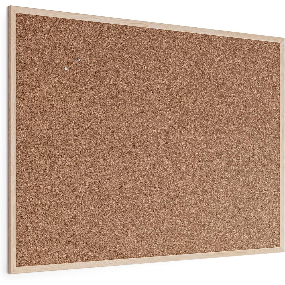image:imageU Brands Cork Bulletin Board 48 x 72 Inches Birch Wood Frame35 x 47