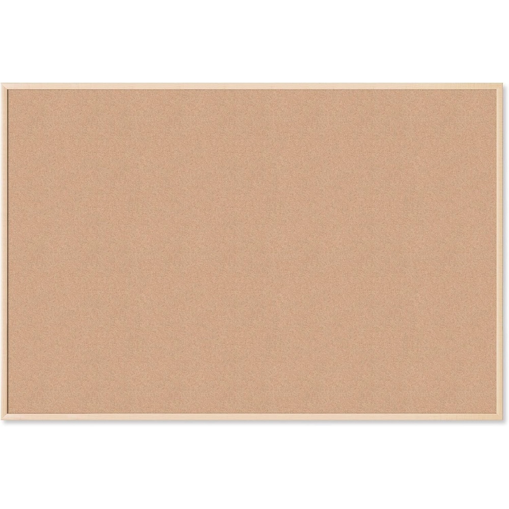 image:imageU Brands Cork Bulletin Board 48 x 72 Inches Birch Wood Frame48 x 72