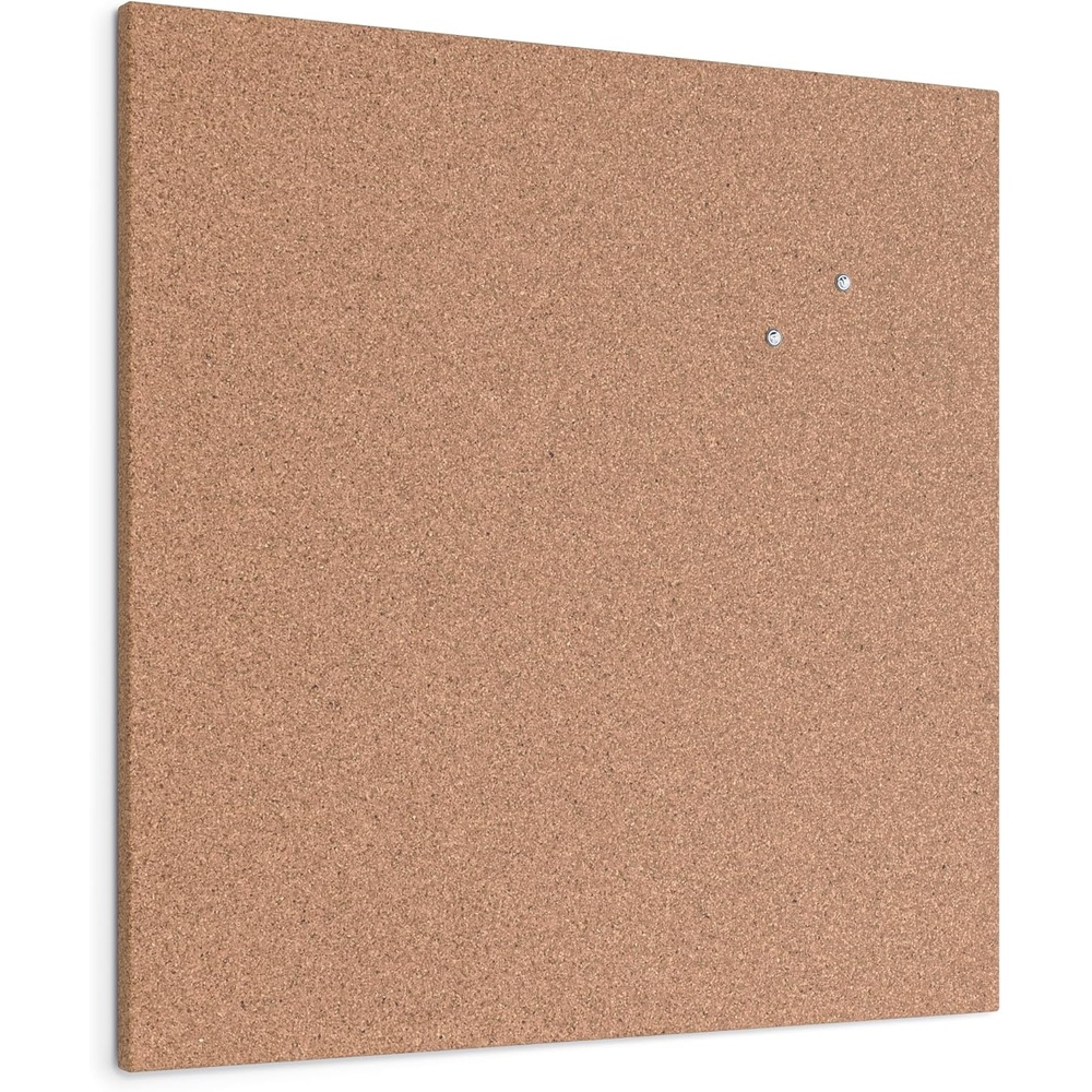 image:imageU Brands Cork Canvas Bulletin Board 24 X 24 Self Healing Natural Cork Surface Frameless 2874U000124 x 24