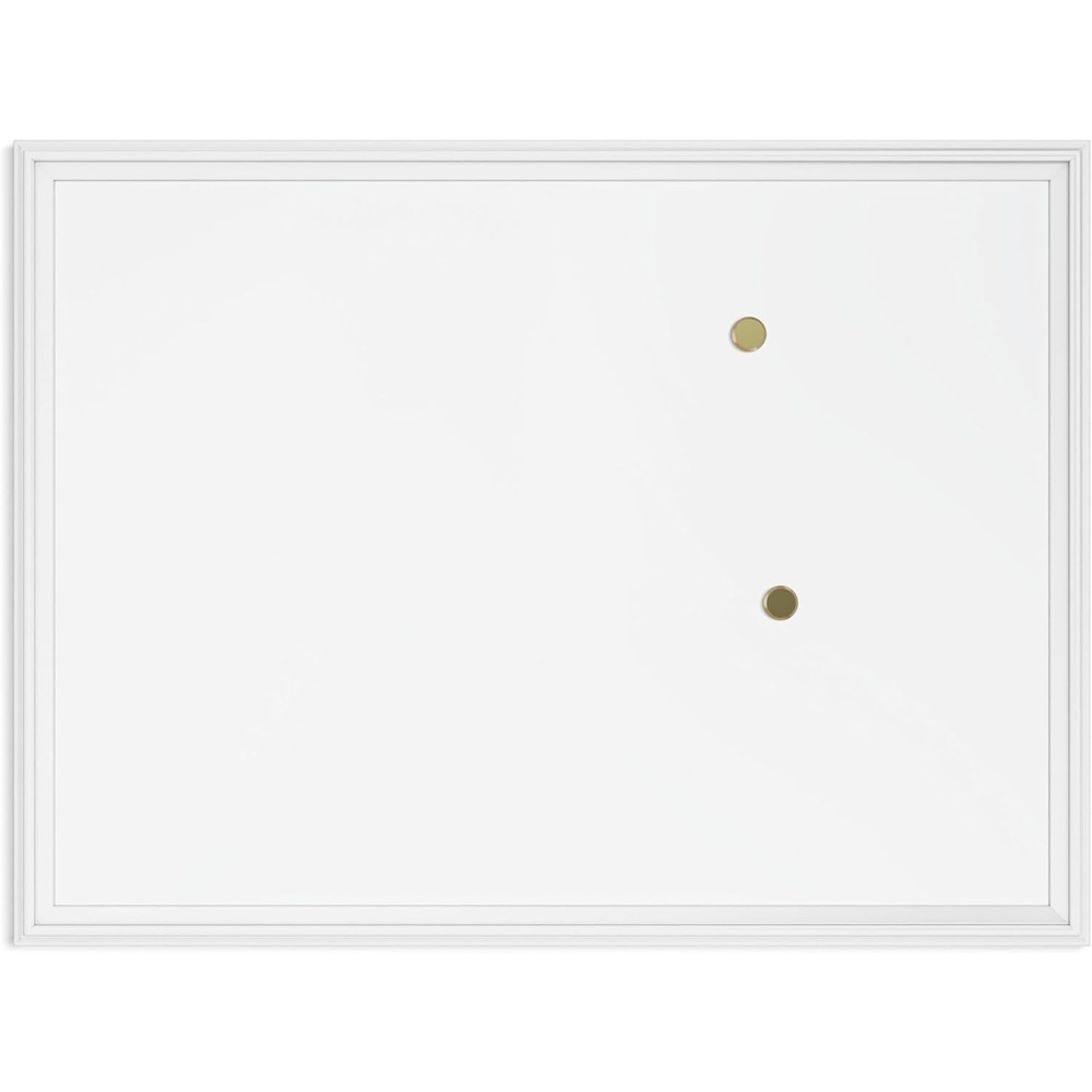 image:imageU Brands Farmhouse Magnetic Dry Erase White Board 30 x 20 Wall Mounted Whiteboard with White Wood Frame Includes 2 Magnets Home Office Classroom Dry Erase Board40W x 30H