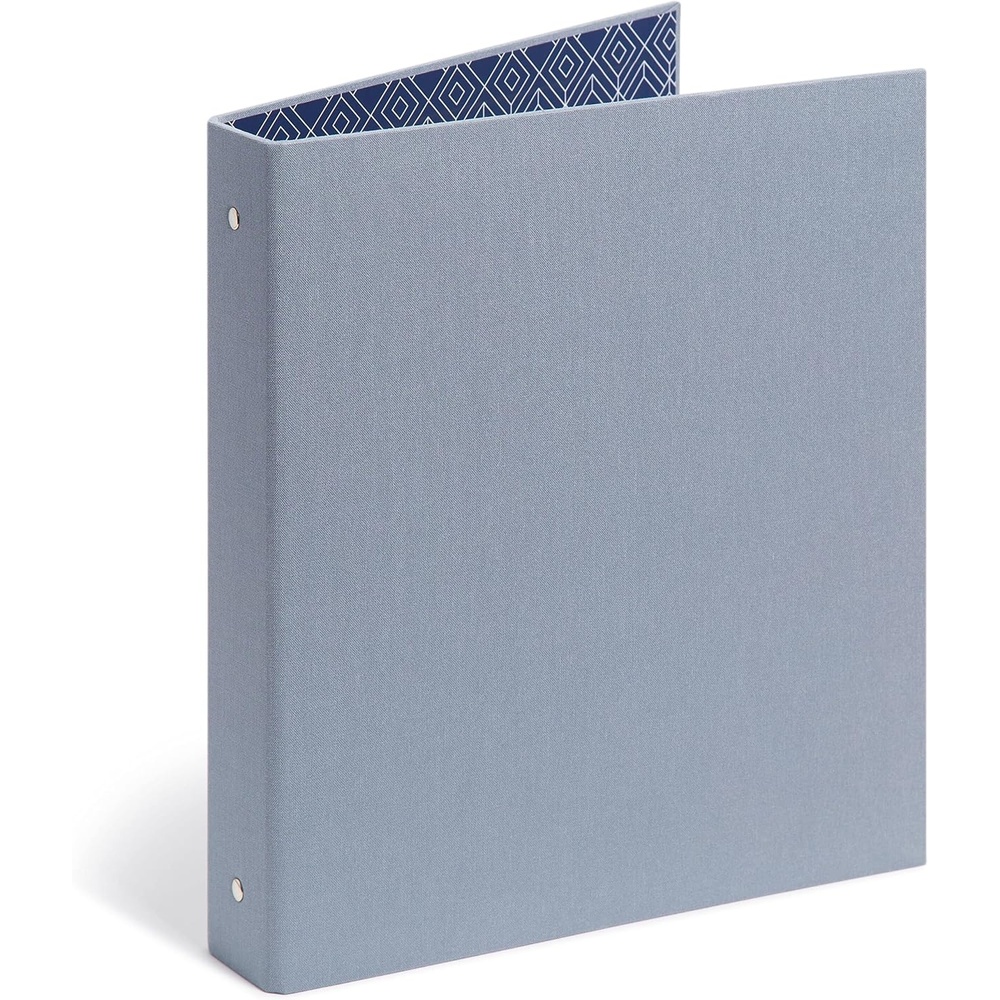 image:imageU Brands Fashion Binder Linen Blue Gray 1 Rings 1 CountBlue Gray