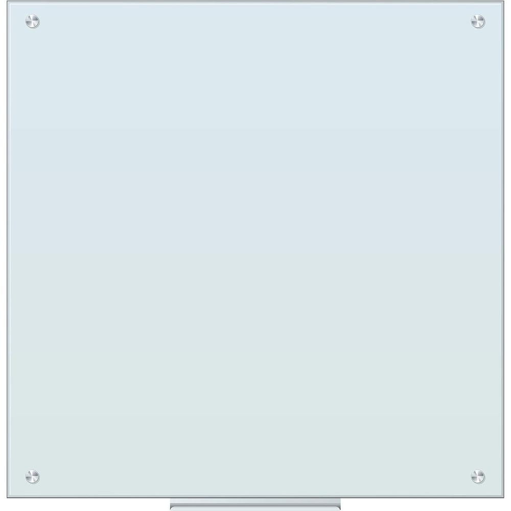 image:imageU Brands Magnetic Glass Dry Erase Board Only for Use with HIGH Energy Magnets 36 X 36 Inches White Frosted Surface Frameless 2909U0001