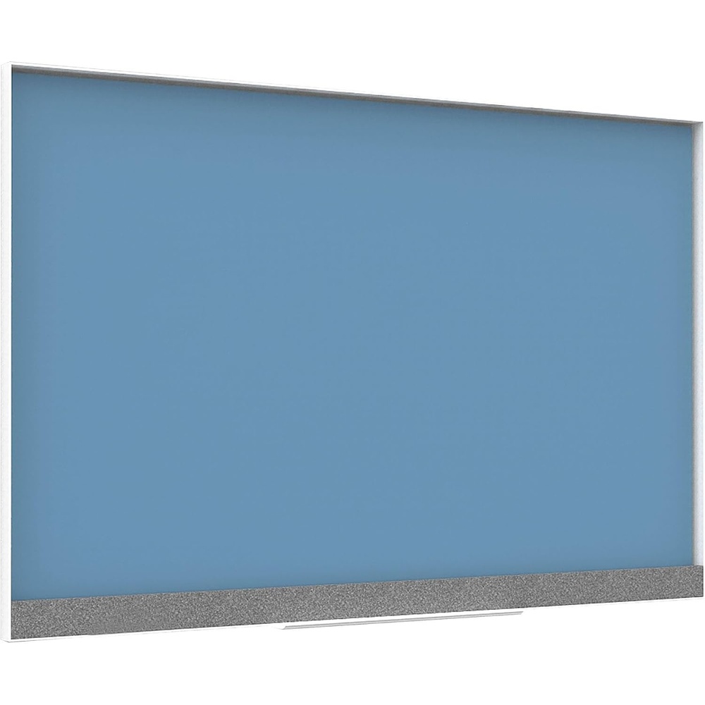 image:imageU Brands Magnetic Glass DryErase Board 36 x 48 Inches Blue Surface White Aluminum Frame24W x 23H