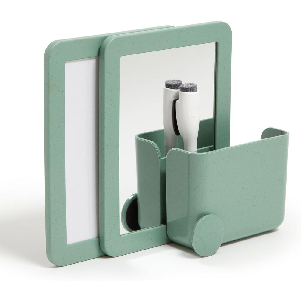 image:imageU Brands Magnetic Locker Garden Accessory and Decorating Kit Back to School Essentials BohoSage 5 Piece Mirror Cup and MoreGreen