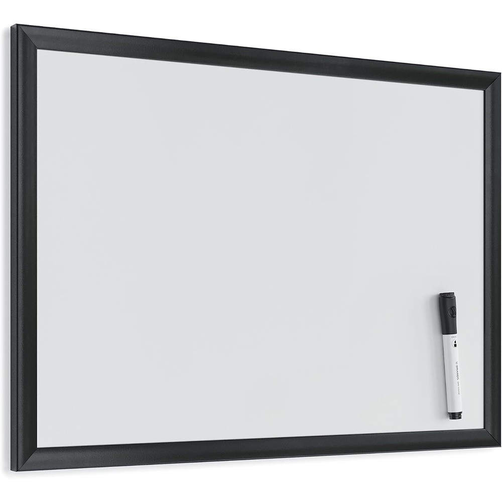 image:imageU Brands Magnetic Whiteboard 24 x 36 Black Wood Frame Dry Erase Board Wall Mounted White Board for Office Classroom Home Planning amp Organization23W x 17H