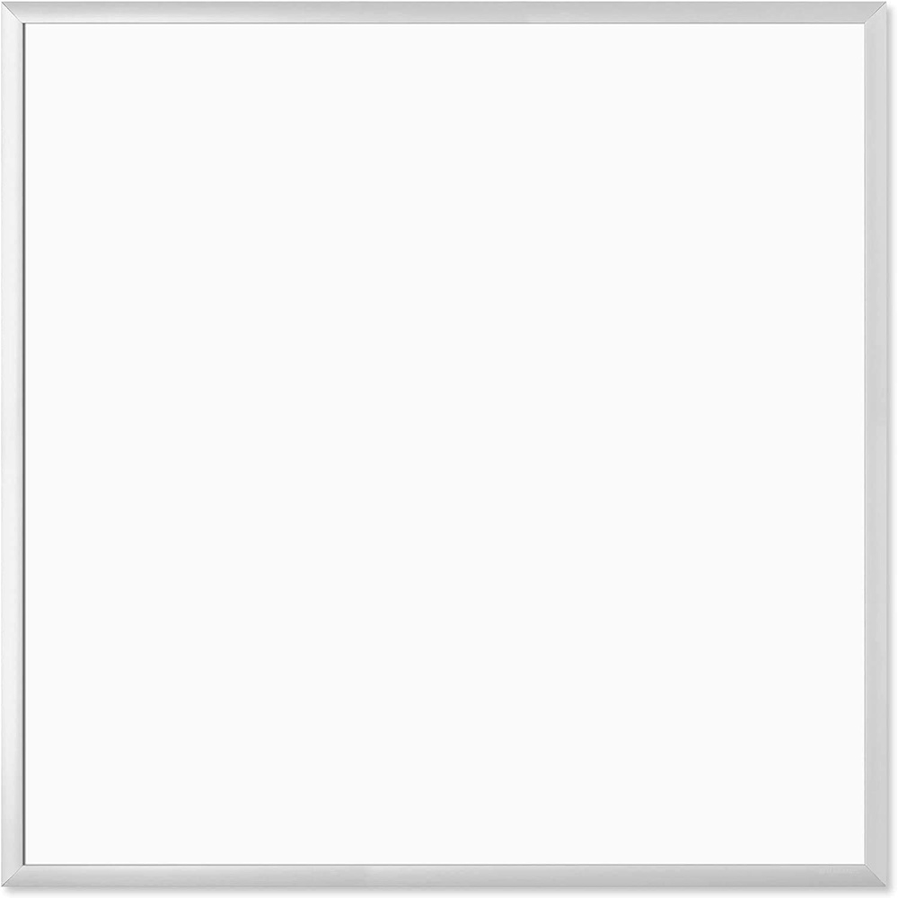 image:imageU Brands Melamine NonMagnetic Dry Erase Board White Board 36 x 48 Inches Silver Aluminum Frame36W x 36H