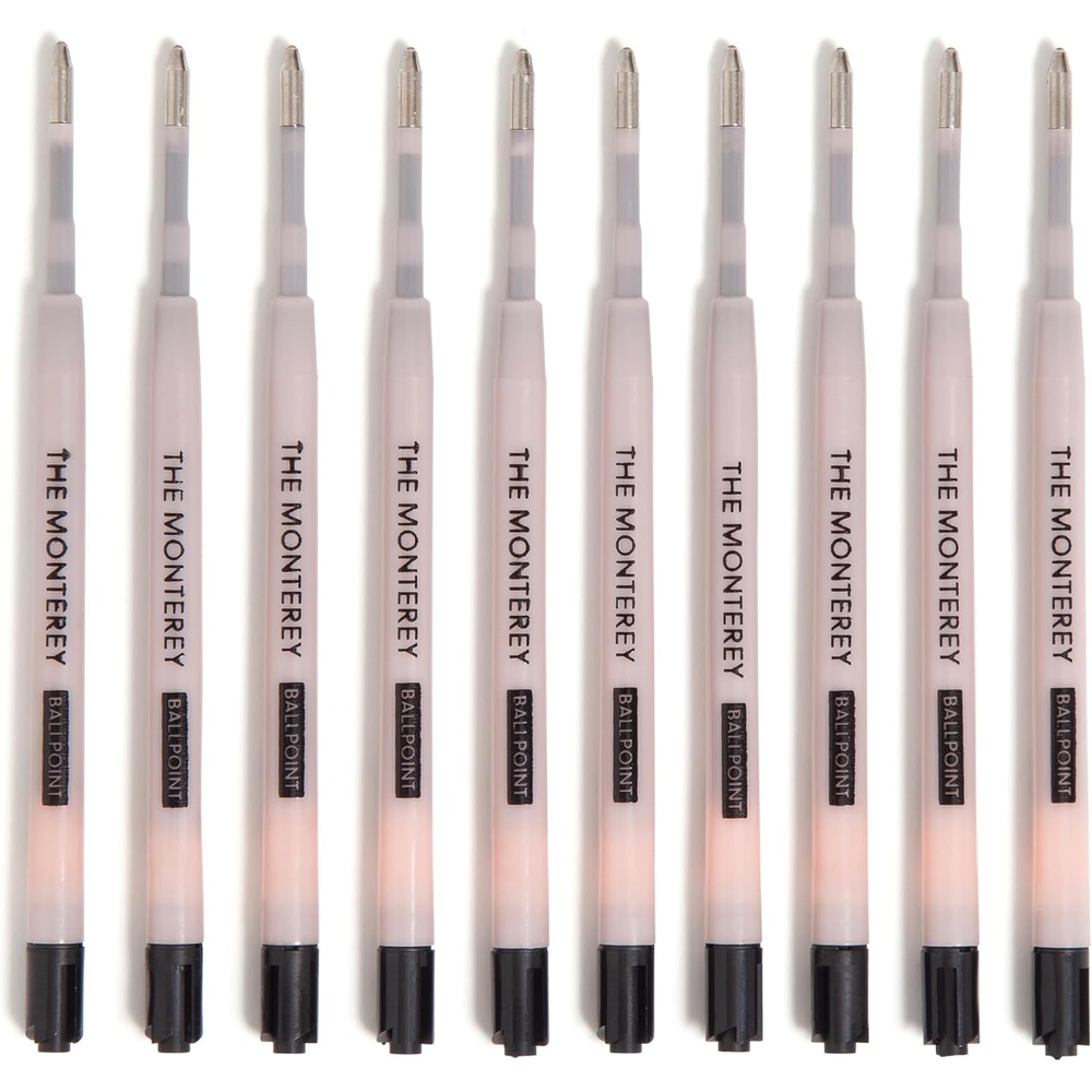 image:imageU Brands Monterey Ballpoint Ink Refill Set of 10 Bold 10 mm Point Black Ink