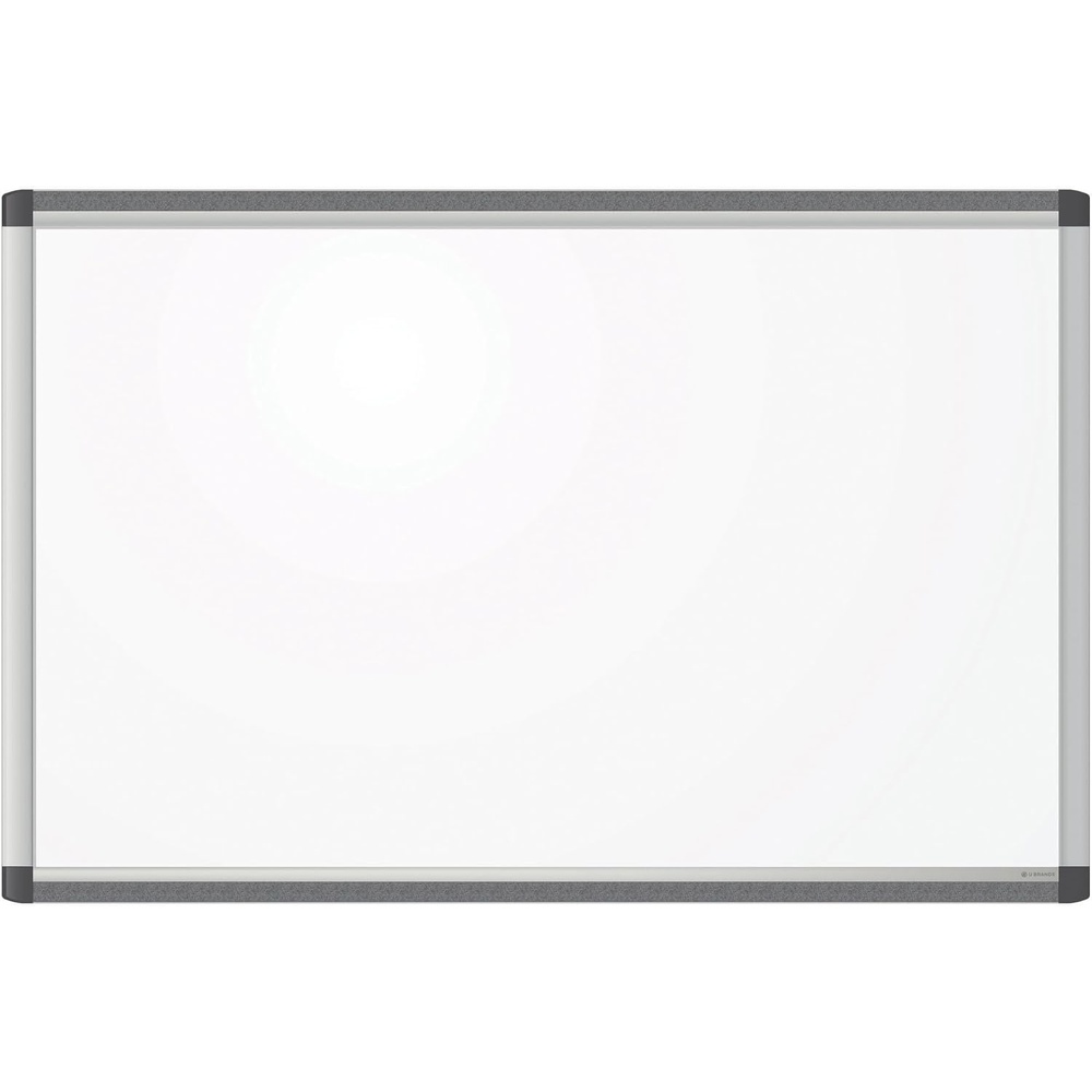 image:imageU Brands PINIT Magnetic Dry Erase Board White Board 36 x 24 Inches Silver Aluminum Frame36W x 24H