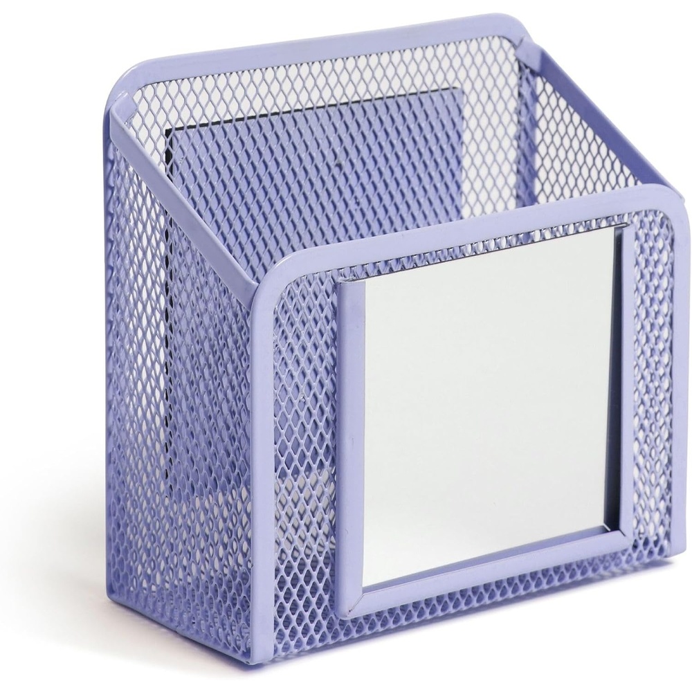 image:imageU Brands White Magnetic Locker Cup with Mirror Locker Mirror with Pencil Holder Magnetic Organizer for School Lockers 5 x 24 x 475Lavender Purple