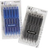 Clear Barrel - Blue and Black