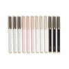 image:imageU Brands Midnight Catalina Felt Tip Pens Set of 12 Soft Touch With Black Metal Details Medium 07 mm Point Black InkDots and Stripes