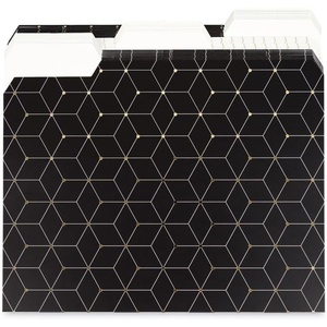 U Brands 3 Tab File Folders, Modern + Classic, 24 Count(Modern Classic)