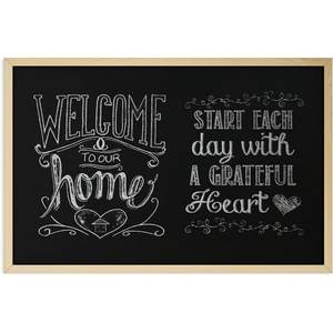 U Brands Chalkboard, 24″ x 36″, Birch Wood Frame, Blackboard Surface, Wall Mountable, Dry Erase Board, Home, Classroom & Office Organization, Memo & Message Board