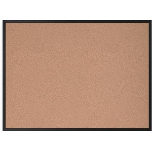 U Brands Cork Bulletin Board, 36″ x 36″, Black Aluminum Frame, Industrial Grade Pinning Surface(36″ x 48″)