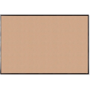 U Brands Cork Bulletin Board, 36″ x 36″, Black Aluminum Frame, Industrial Grade Pinning Surface(48″ x 72″)