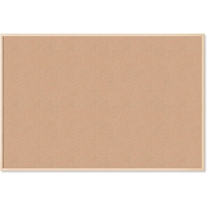 U Brands Cork Bulletin Board, 48″ x 72″ Inches, Birch Wood Frame(48″ x 72″)