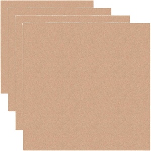 U Brands Cork Canvas Bulletin Board, 24″ X 24″, Self Healing, Natural Cork Surface, Frameless (2874U00-01)(14″ x 14″ (Pack of 4))