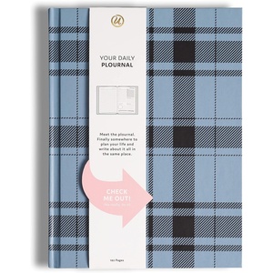 U Brands Daily Clueless Plournal, Hardbound, 8 x 6 Inches, Office Supplies, 192 Pages, 1 Count